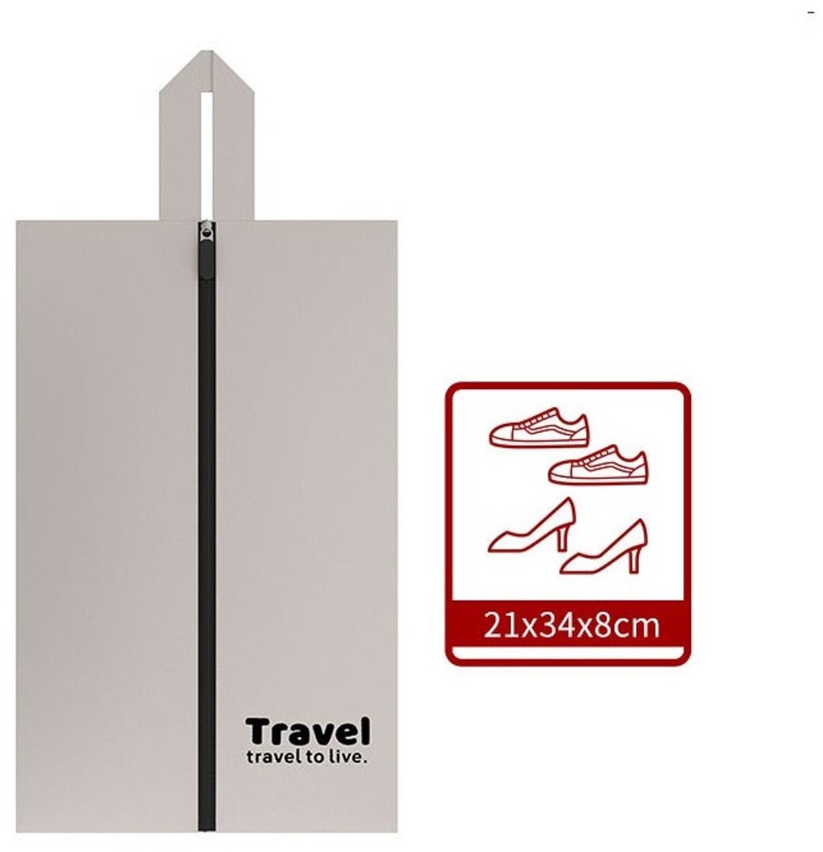 Hauskraft Packing Cube - 7 - delig - Zwart - Koffer Organizer Set - Backpack en Koffer - Travel Cubes - TEKZEN