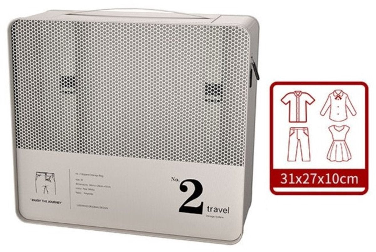 Hauskraft Packing Cube - 7 - delig - Zwart - Koffer Organizer Set - Backpack en Koffer - Travel Cubes - TEKZEN