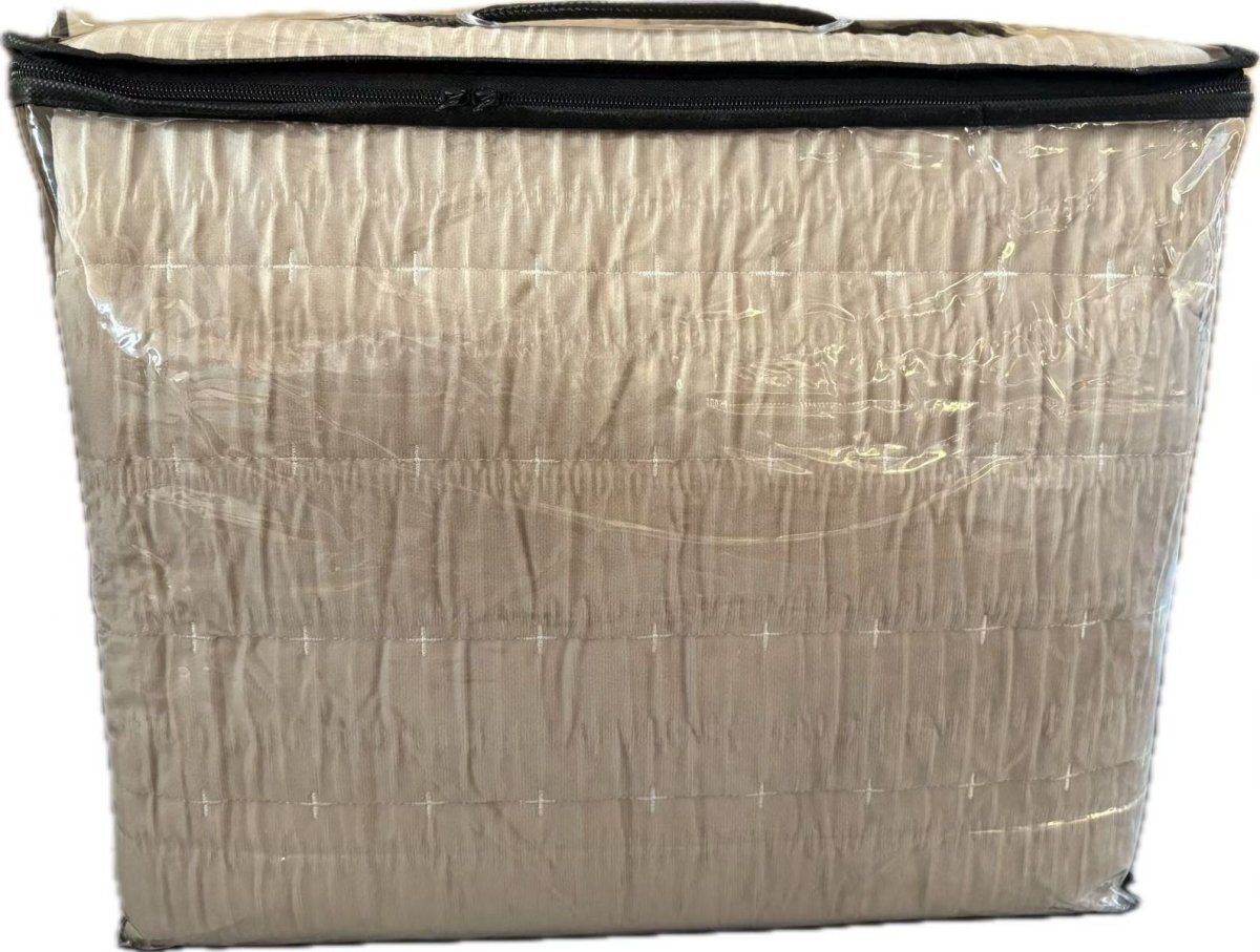 Lavella Bade Bedsprei Set 3 - delig - Bruin - 250x240cm - TEKZEN