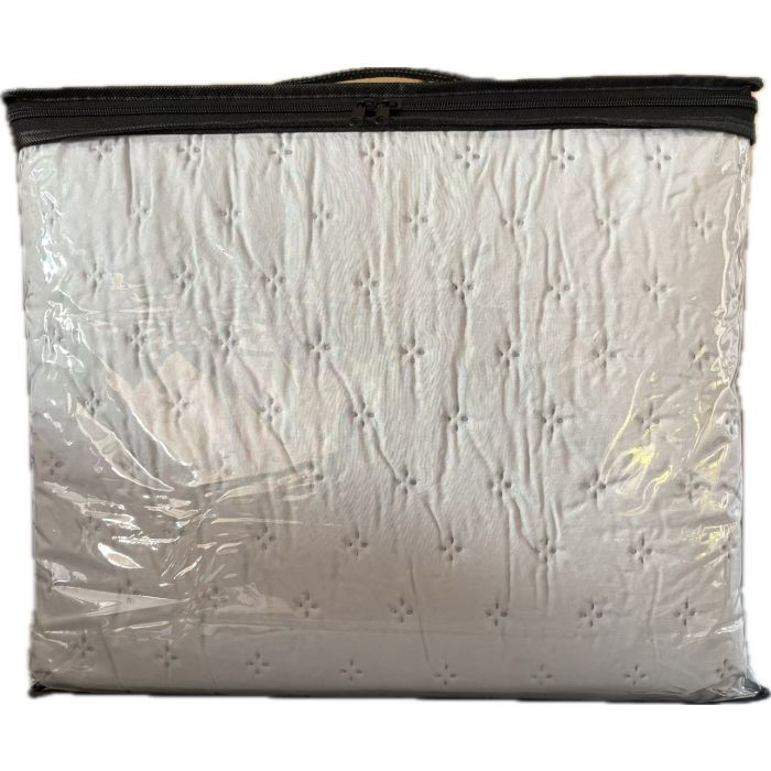 Lavella Deren Bedsprei Set, 3-delig, Grijs, 240x250 cm – achterzijde