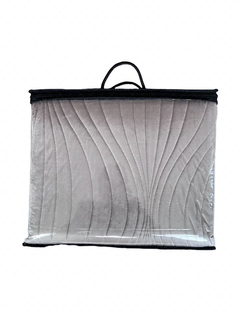 Lavella Iris Bedsprei Set 3 - delig - Bruin - 250x240cm - TEKZEN